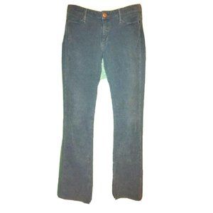 Earnest Sewn Y2K Vintage Sky Blue Corduroy Flare Leg Jeans Pants Trousers Sz 27